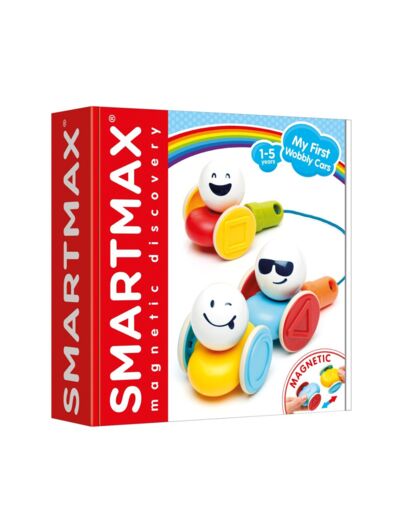 Smartmax my first wobbly cars magnetische bouwspel