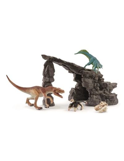 Schleich - Kit de dinosaures avec grotte - 41461