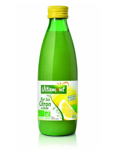 VITAMONT Pur jus de citron 100 % Bio 25 cl