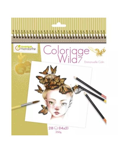 Carnet de coloriage Wild 7