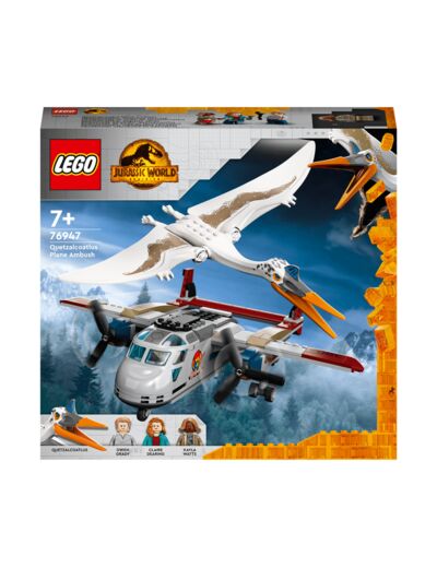 Lego Jurassic World - L'embuscade en Avion du Quetzalcoatlus - 76947