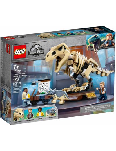 Lego Jurassic World - L'exposition du fossile du T. Rex - 76940