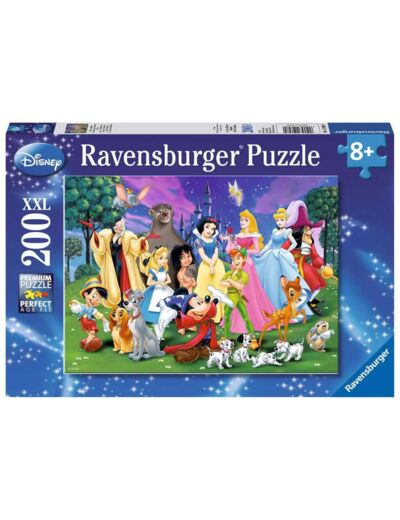 Puzzel 200 stukjes Disney's lievelingen