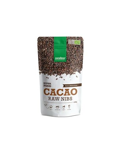 Purasana-Eclat de fèves de cacao / Cacao nibs Bio 200 gr
