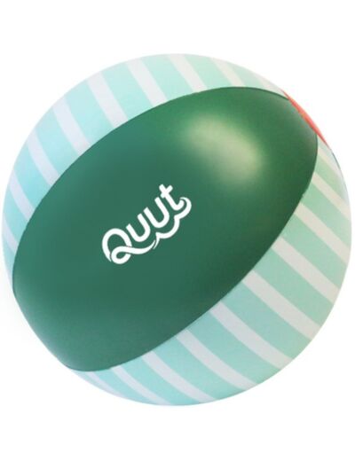 Ballon de plage 30 cm vert jardin Quut