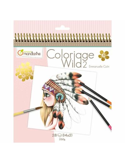 Avenue Mandarine Carnet De Coloriage Wild 2