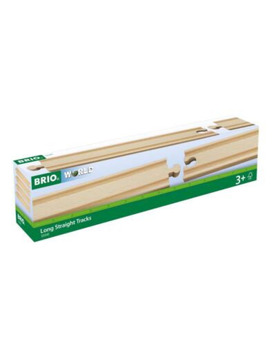 Brio - Rails Droits Longs 216 mm - 33341