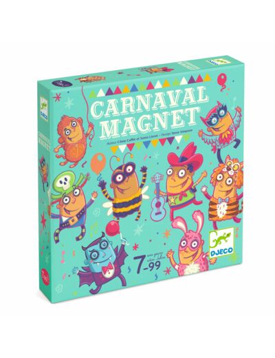 Djeco carnaval magnet jeu de dextérité et rapidité