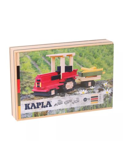 Kapla houten constructie tractor 155 planken