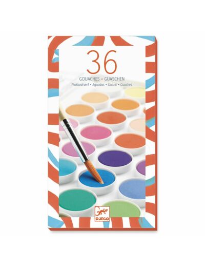 Les Couleurs - Pour Les Grands - 36 Pastilles De Gouaches