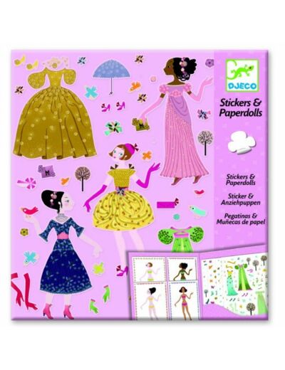 Paper dolls - Dresses through the seasons