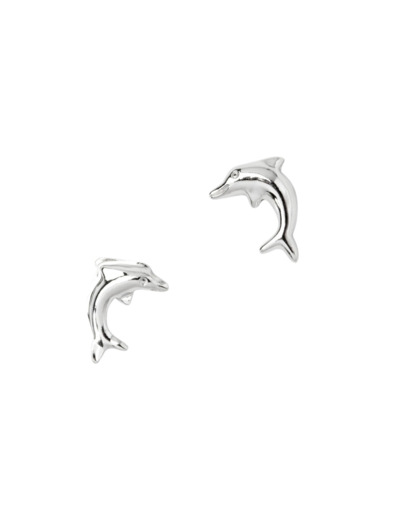 BOUCLES D'OREILLES EN ARGENT DAUPHIN