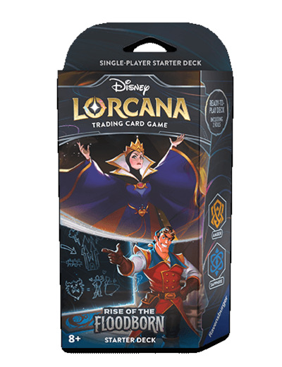 Lorcana Rise of The Floodborn - Starter Deck: Sapphire and Amber (EN)