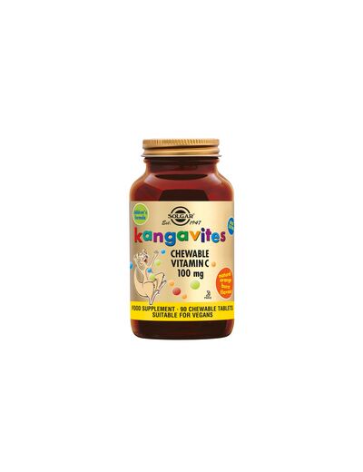 Solgar-Kangavites Chewable Vitamin C 100 mg 90 comp