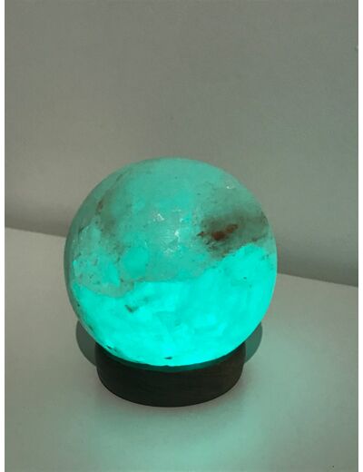 Claraline : Lampe de sel USB boule (change de couleur)