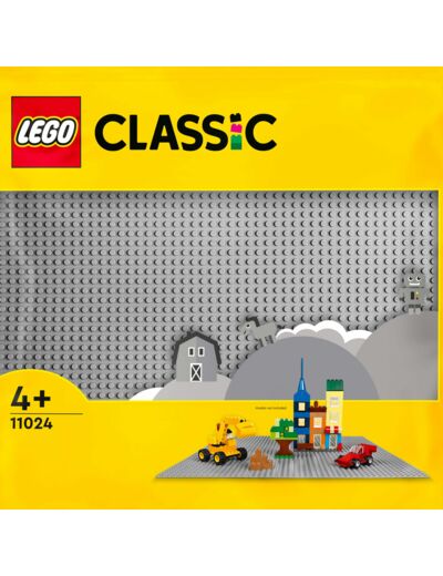 Lego - La plaque de construction grise - 11024