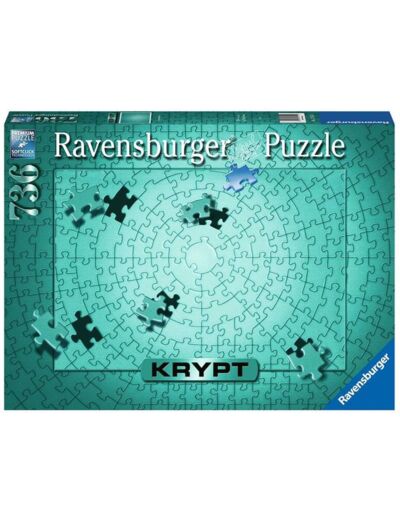 Puzzle Ravensburger - Krypt Metallic Mint - 736 pc - 171514