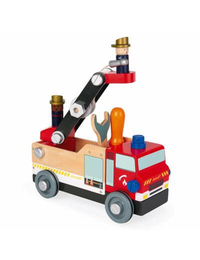 Janod - Camion de pompiers Brico'Kids