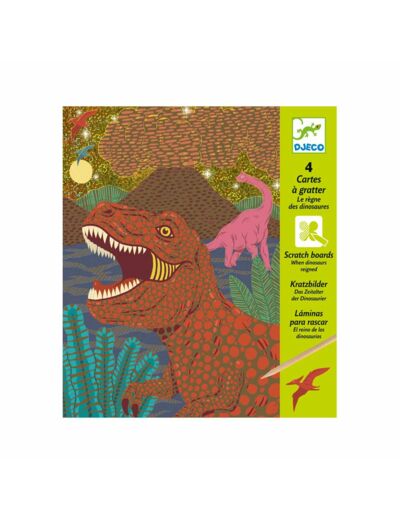 Cartes à gratter - Le Règne Des Dinosaures