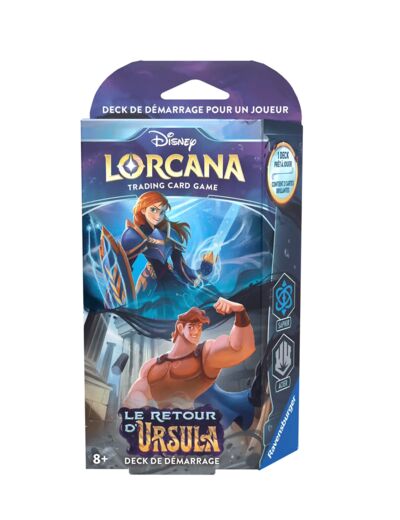 Lorcana : Le Retour d'Ursula - Deck de démarrage : Saphir et Acier