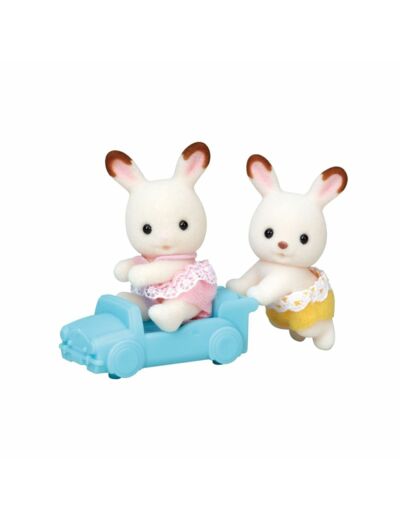 Sylvanian - Les Jumeaux Lapin Chocolat