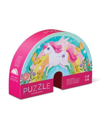 Puzzle Crocodile Creek - Sweet Unicorn - 12 pcs