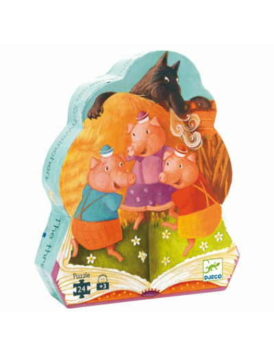 Puzzle Silhouette - Les Trois Petits Cochons