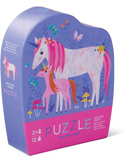 Cr. Creek - 3841126 - 12 pc Mini Puzzle Unicorn