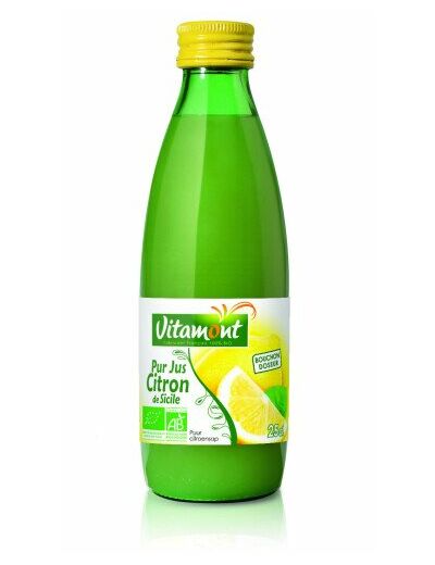 VITAMONT Pur jus de citron 100 % Bio 25 cl