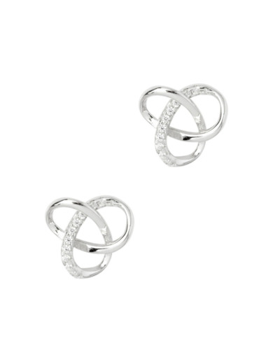 BOUCLES D'OREILLES EN ARGENT ELLIPSE