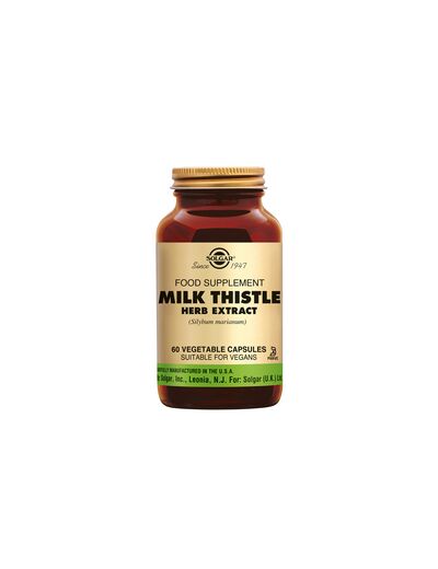 Solgar-Milk-Thistle Herb Extract 60 gel
