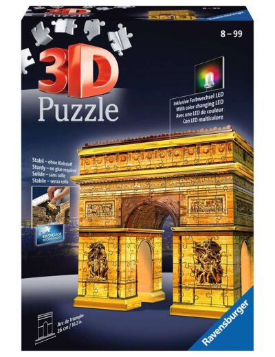 Puzzle 3D Arc de Triomphe - Night Edition - 125227