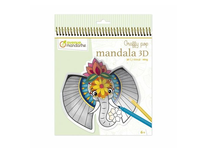 Graffy Pop Mandala 3D, Animaux de la savane