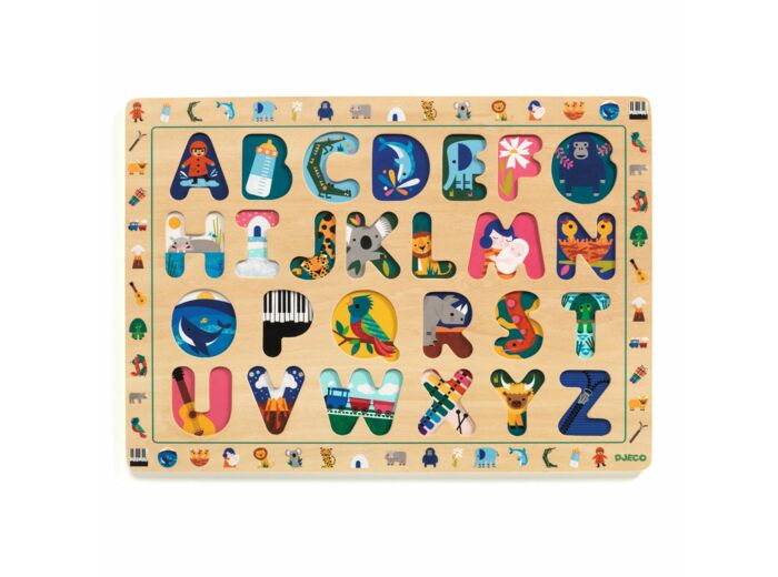 Puzzle Djeco - ABC International - 24pcs - DJ01808