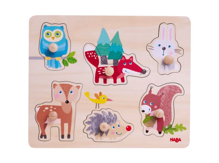 Puzzle Haba - Animaux de la forêt - 6 pièces