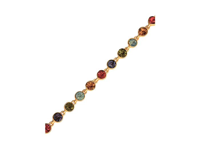 BRACELET DORE MULTI COULEURS