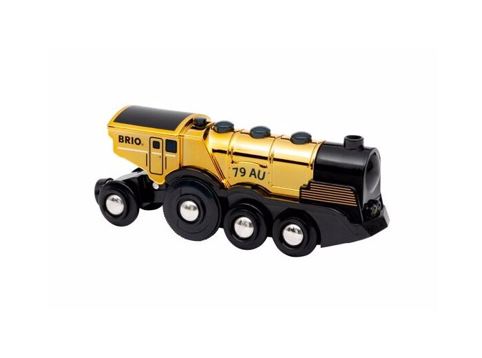 Brio - Locomotive dorée puissante à piles - 33630