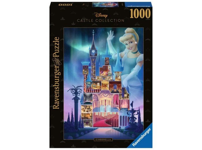 Puzzle 1000 pièces - Châteaux Disney : Cendrillon