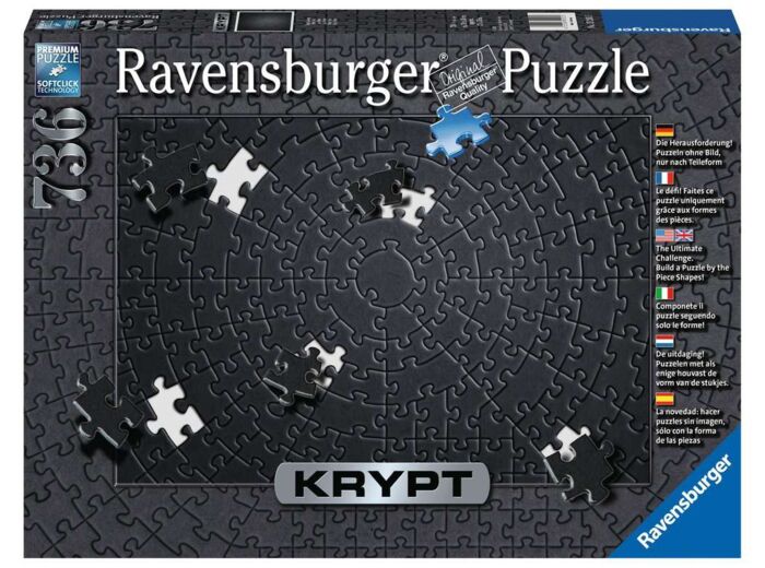 Puzzle Ravensburger - Krypt Black - 736 pc - 15260