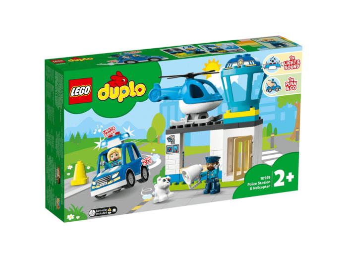 Lego Duplo - Le commissariat et l’hélicoptère de la police - 10959