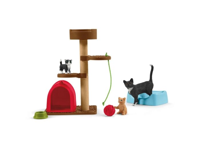 Schleich - Aire de Jeu pour Chats Adorables - 42501