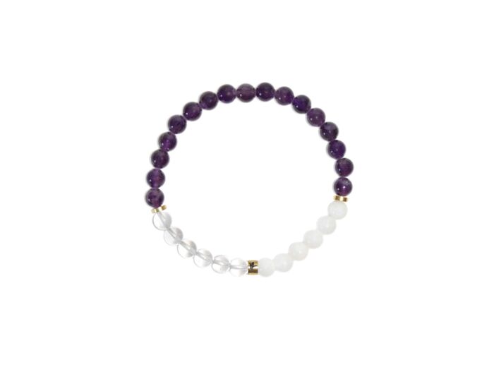 Claraline : Bracelet Chakra Couronne Perles