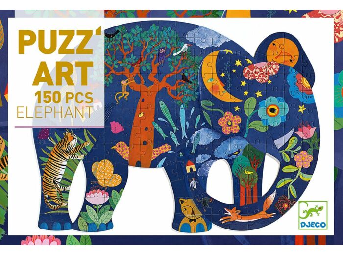 Puzz'Art - Eléphant - 150 Pcs
