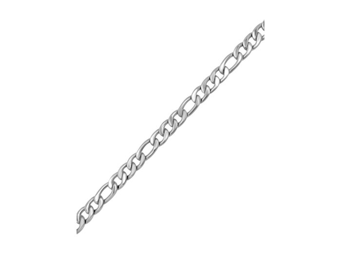 BRACELET EN ACIER MAILLE FIGARO 8,3MM