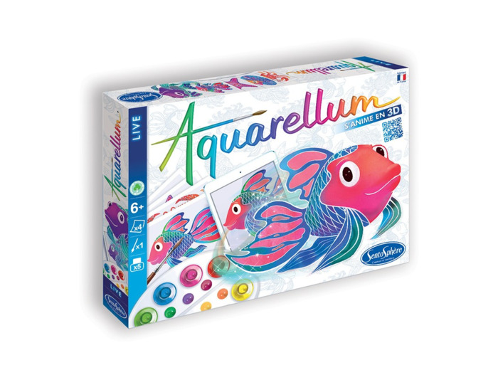 Aquarellum live - Fonds marins 3D