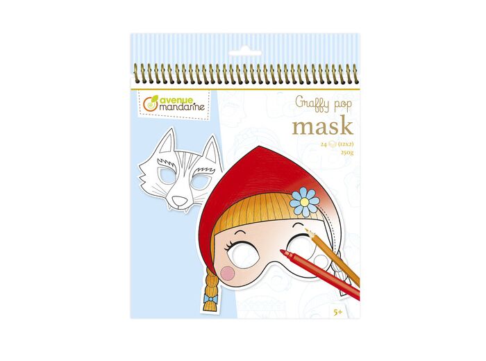 Graffy Pop Mask, Contes de Grimm - Masques à colorier