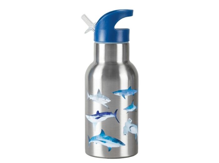 Gourde en acier inoxydable - Requins