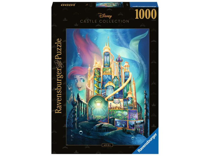 Puzzle 1000 pièces - Châteaux Disney : Ariel