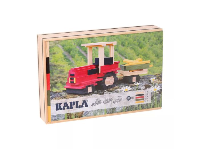 Kapla houten constructie tractor 155 planken