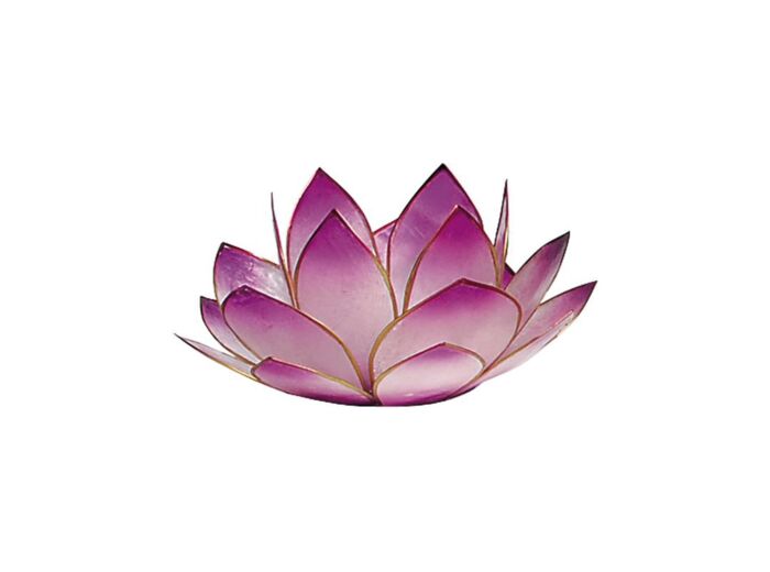 Claraline : Photophore lotus - coloris lavande